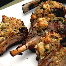 Gorgonzola Crusted Grilled Lamb Chops