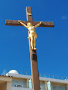 Golden Jesus Statue