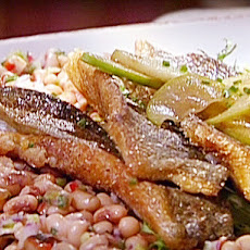 Pan-Fried Trout with Black-Eyed Pea Salad