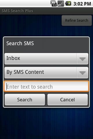 Search SMS