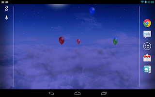 Screenshot of Blue Skies Free Live Wallpaper
