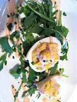 Duck egg small plate (appetizer)