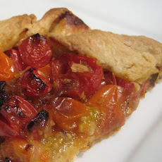 Caramelized Shallot and Cherry Tomato Galette