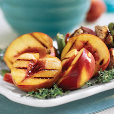 Grilled Peaches Jezebel