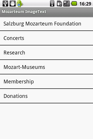 Mozarteum InfoGuide