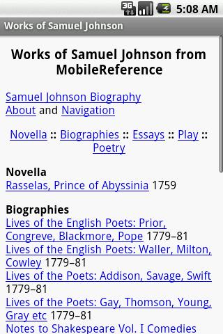 Works of Samuel Johnson