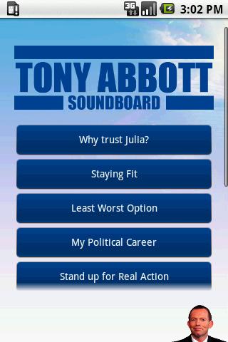 Tony Abbott Soundboard