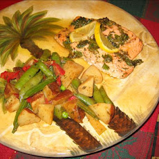 Lemon Garlic Baked Salmon