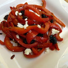 Red Pepper Saute with Raisins and Fennel Seed
