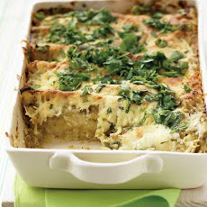 Chicken Enchiladas with Creamy Green Sauce