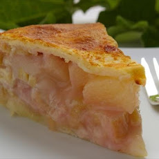 Rhubarb Pineapple Pie....different and Delicious!