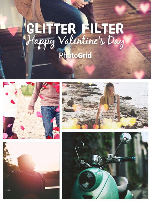 Android application Glitter Filter - Photo Grid screenshort