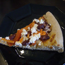 Pizza With Kidney Beans and Feta