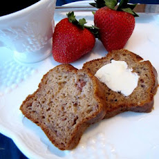 Low Fat Strawberry Banana Bread