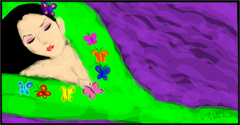 Butterfly woman