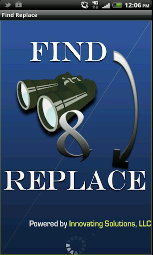 Find Replace