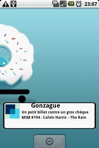 Widget du site Gonzague