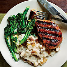 Smoky Pan-Grilled Pork Chops