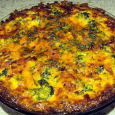 Vegetarian Quiche With Potato Crust