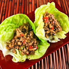 Hoisin Chicken in Lettuce Leaves