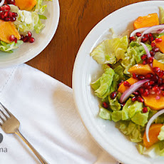Mexican Christmas Salad With Persimmons