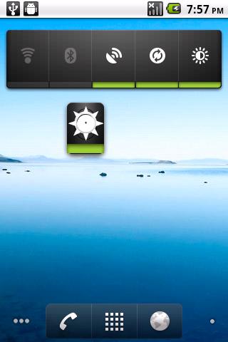 Flashlight Control Widget