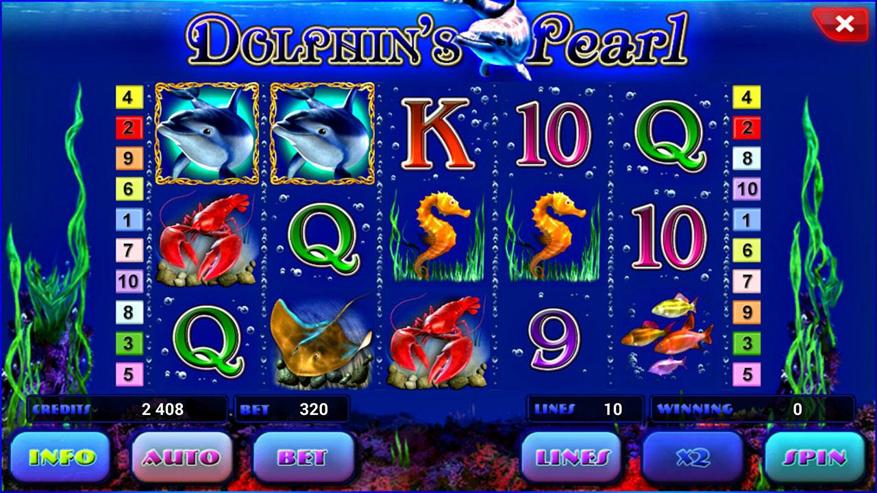 Android application Dolphins Pearl Deluxe slot screenshort