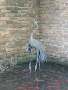 Blue Heron Statue