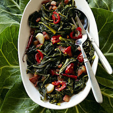 Collard Greens with Guanciale and Chiles