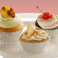 Apple Nutmeg Pine Nut Cake with Brown Sugar Buttercream