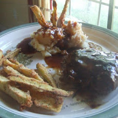 Ground Sirloin Steaks With Brown Gravy