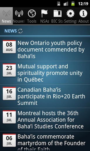 Canadian Baha'i News Service