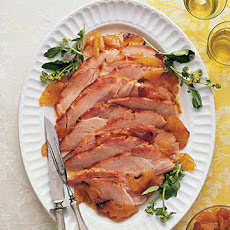 Pineapple-Mustard-Glazed Ham
