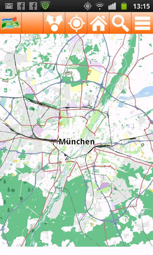 Munich Offline mappa Map