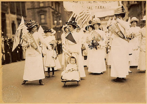Демонстрация женщин в Нью-Йорке, 6 мая 1912 г.