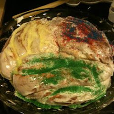 Super Easy Mardi Gras King Cake