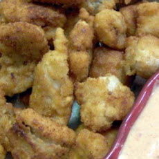 Catfish Poppers With Spicy Dipping Sauce