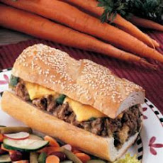 Beef-Stuffed French Bread