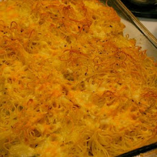 Baked 4 Cheese Spaghetti