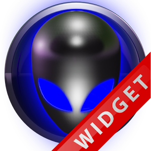 Poweramp Widget Blue Alien.apk 2.08-build-208