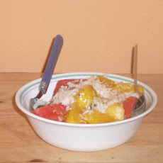Tropical Fruit Kabobs With Coconut Ice Cream