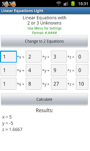 【免費生產應用App】Linear Equations (Light)-APP點子