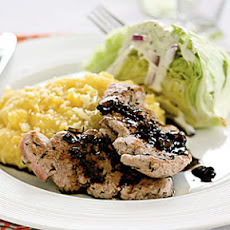 Pork Medallions with Balsamic-Shallot Sauce