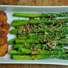 Thai-Inspired Asparagus Salad with Fried Meyer Lemon