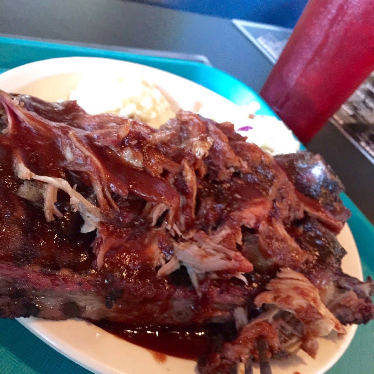 Pulled pork and beef ribs!!!