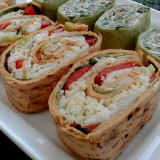 Cracked Pepper Turkey and Mozzarella Flat Bread Wrap