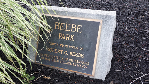 Beebe Park Plaque