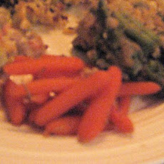Maple Whiskey Glazed Carrots