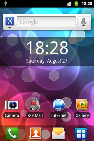 Bubbles live wallpaper