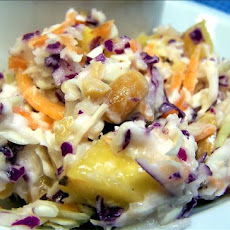 Nutty Pineapple Coleslaw (Low-Fat)